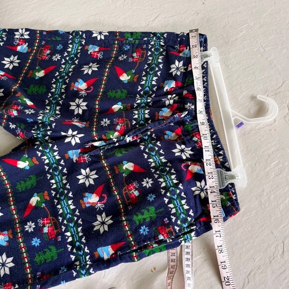 Hanna Andersson Gnome Sweet Gnome 100% Cotton Flannel Pajama Unisex Set Size M - Picture 11 of 13